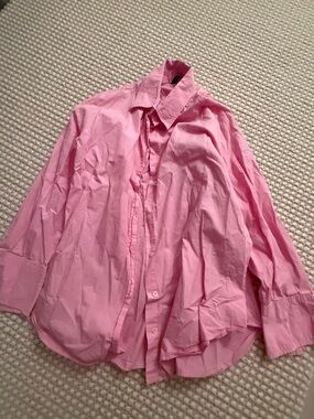 Zara Pink Collared Shirt